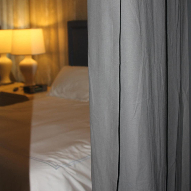 RoomDividersNow Muslin Tension Rod Room Divider Kit & Reviews Wayfair